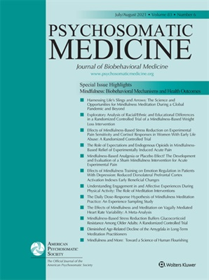 Capa da revista Psychosomatic Medicine