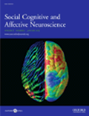 Capa da revista Social Cognitive and Affective Neuroscience