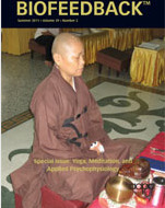 Capa da revista Biofeedback